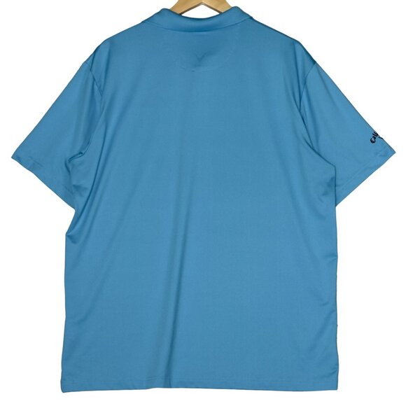 Callaway Don Julio Blue Embroidered Short Sleeve Opti-Dri Stretch Golf Polo Sz L - Picture 4 of 11
